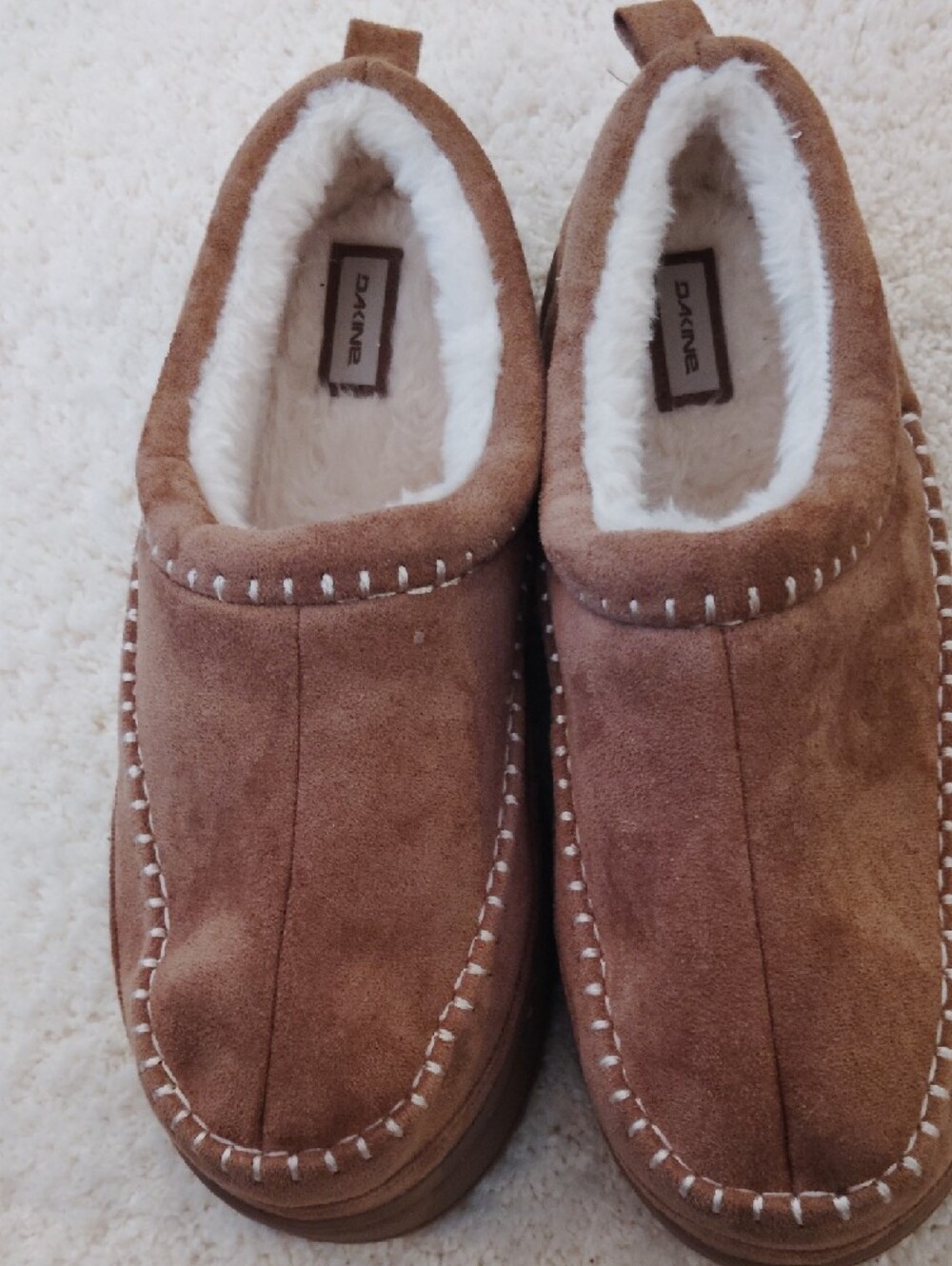 Dakine Brown and White Sherpa-Lined Slip-On - Picture 2 of 5